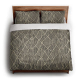 Paxton Black Taupe king - cotton - White Backing
