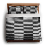 Spectra Black & White king - cotton - White Backing