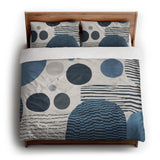 Charl Blue king - cotton - White Backing