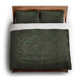 Ginko Green king - cotton - White Backing