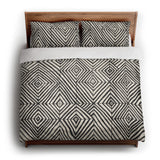Ludwig Black & Ivory king - cotton - White Backing