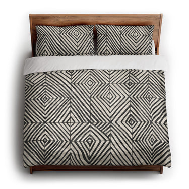 Ludwig Black & Ivory king - cotton - White Backing