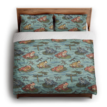 Frog Pond king - cotton - White Backing