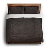 Keanu Watercolor Dark Brown Ombré king - cotton - White Backing