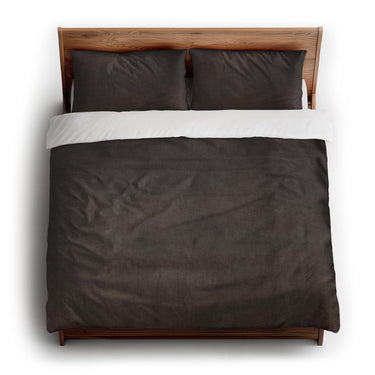 Keanu Watercolor Dark Brown Ombré king - cotton - White Backing