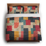 Finn Multicolor king - cotton - White Backing