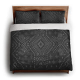 Durand Charcoal Grey king - cotton - White Backing
