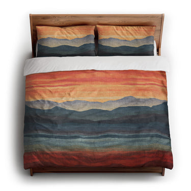 Tucson Sunset king - cotton - White Backing