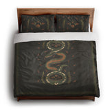 Snake in the Woods king - cotton - White Backing