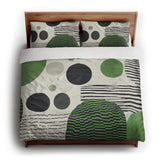 Charl Green king - cotton - White Backing