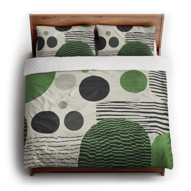 Charl Green king - cotton - White Backing