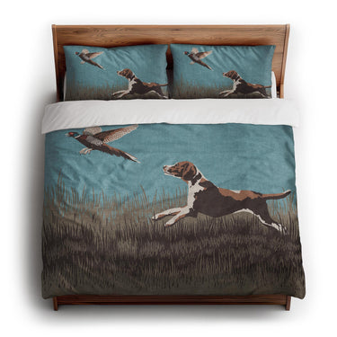That Dog'll Hunt Blue king - cotton - White Backing