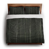 Felix Bleach Dye Olive Green king - cotton - White Backing