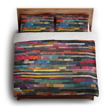 Konrad Multicolor king - cotton - White Backing