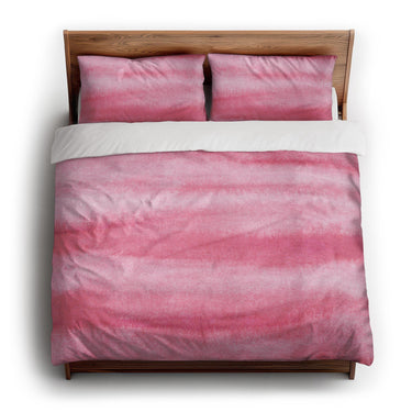 Ophelia Watercolor Pink Balayage king - cotton - White Backing