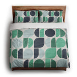 Otto Turquoise king - cotton - White Backing