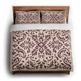 Floranna Ivory & Wine king - cotton - White Backing