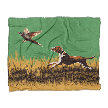 That Dog'll Hunt Green in King (104" x 88") Size