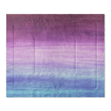 Imogen Watercolor Blue & Purple Ombre in King (104" x 88") Size