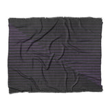 Euclid Black & Purple in King (104" x 88") Size