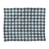 Wallace Plaid Blue & Teal in King (104" x 88") Size