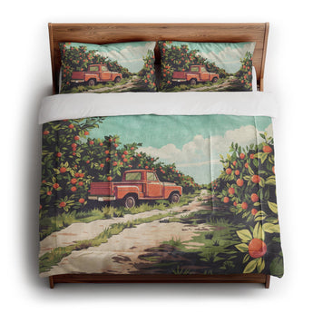 Orange Grove in King (104" x 88") Size
