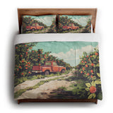 Orange Grove in King (104" x 88") Size