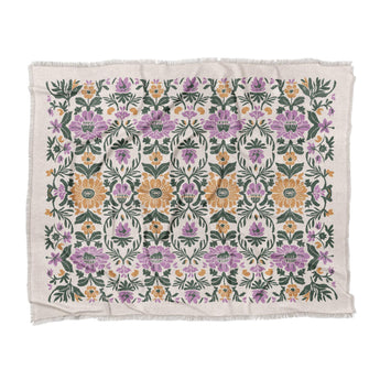 Corriana Green & Purple in King (104" x 88") Size