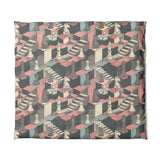 Harmon Surreal Check Blue & Pink in King (104" x 88") Size