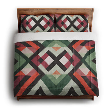 Sonora Cranberry & Matcha in King (104" x 88") Size