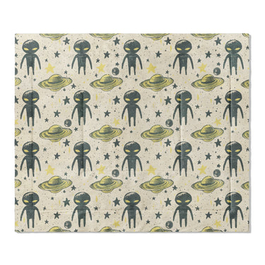 Space Aliens in King (104" x 88") Size
