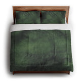 Andromeda Watercolor Navy & Kelly Green in King (104" x 88") Size