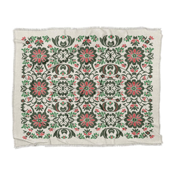 Georgiana Green & Deep Cerise in King (104" x 88") Size