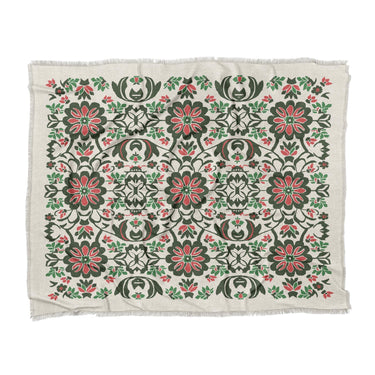 Georgiana Green & Deep Cerise in King (104" x 88") Size