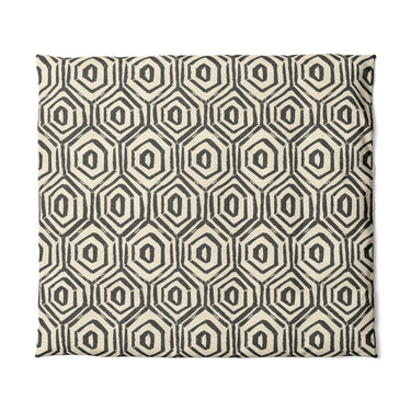 Torrance Black & Ivory in King (104" x 88") Size