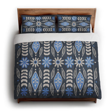 Topanga Navy & Columbia in King (104" x 88") Size