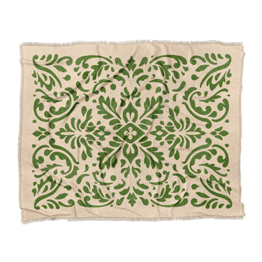 Floranna Ivory & Green in King (104" x 88") Size