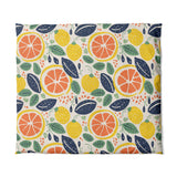 Pamplemousse and Bay Leaf in King (104" x 88") Size