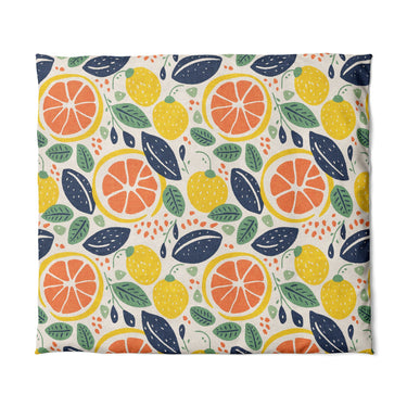 Pamplemousse and Bay Leaf in King (104" x 88") Size