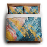 Egon Blue & Yellow in King (104" x 88") Size