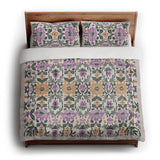 Corriana Green & Purple in King (104" x 88") Size