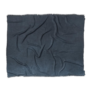 Keanu Watercolor Navy Blue Ombré in King (104" x 88") Size