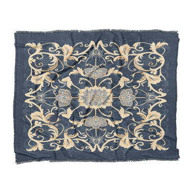 Belinda Navy & Ivory in King (104" x 88") Size