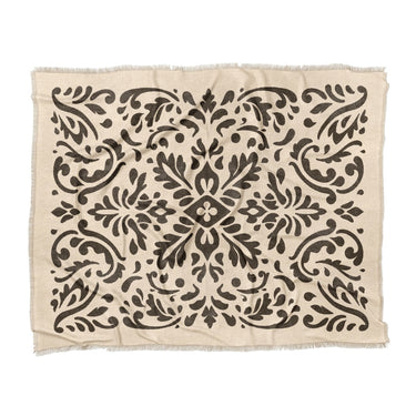 Floranna Ivory & Black in King (104" x 88") Size