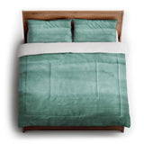 Jacinda Watercolor Teal Ombre in King (104" x 88") Size