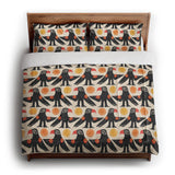 Tribal Birds Ivory in King (104" x 88") Size