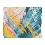 Egon Blue & Yellow in King (104" x 88") Size