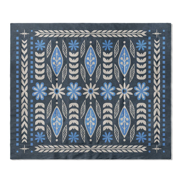 Topanga Navy & Columbia in King (104" x 88") Size