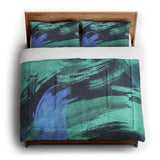Tethys Navy & Seafoam in King (104" x 88") Size