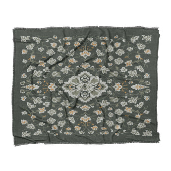 Fenwick Green & Orange in King (104" x 88") Size